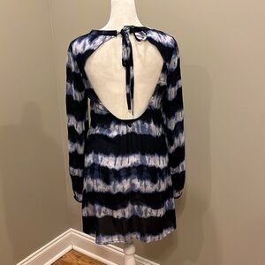 Billabong Tie Dye Blue Open Back Dress
